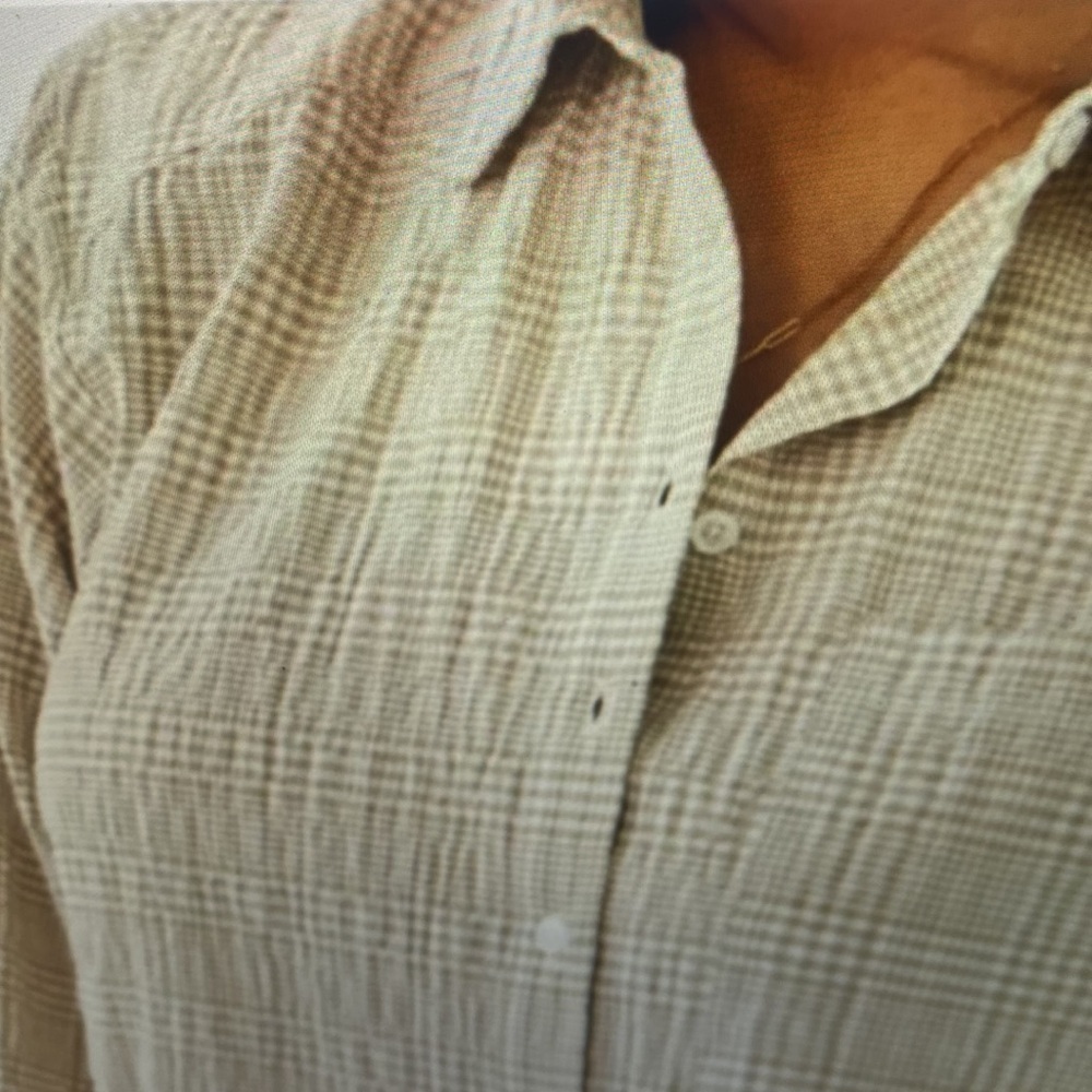 Maeve by Anthropology Button Down Tunic Shirt - Picture 4 of 14
